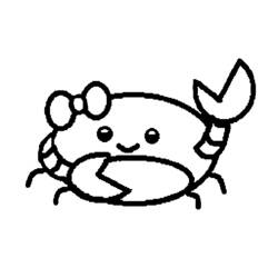 Coloring page: Crab (Animals) #4665 - Free Printable Coloring Pages