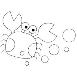 Coloring page: Crab (Animals) #4680 - Free Printable Coloring Pages