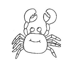 Coloring page: Crab (Animals) #4700 - Free Printable Coloring Pages