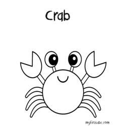 Coloring page: Crab (Animals) #4750 - Free Printable Coloring Pages