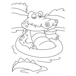 Coloring page: Crocodile (Animals) #4905 - Free Printable Coloring Pages