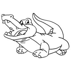 Coloring page: Crocodile (Animals) #4960 - Free Printable Coloring Pages
