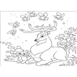 Coloring page: Deer (Animals) #2698 - Free Printable Coloring Pages