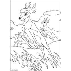 Coloring page: Deer (Animals) #2703 - Free Printable Coloring Pages
