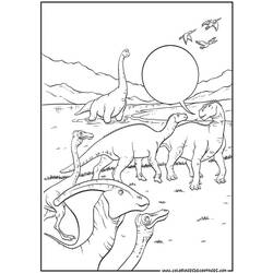 Coloring page: Dinosaur (Animals) #5530 - Free Printable Coloring Pages