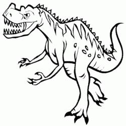 Coloring pages: Dinosaur - Free Printable Coloring Pages