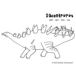Coloring page: Dinosaur (Animals) #5554 - Free Printable Coloring Pages