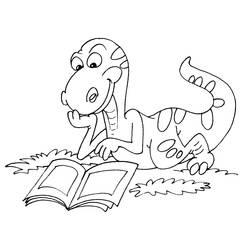 Coloring page: Dinosaur (Animals) #5686 - Free Printable Coloring Pages