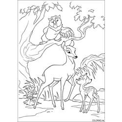 Coloring page: Doe (Animals) #1094 - Free Printable Coloring Pages