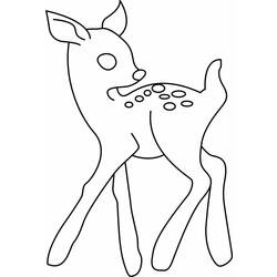 Coloring page: Doe (Animals) #1119 - Free Printable Coloring Pages