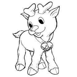 Coloring page: Doe (Animals) #1158 - Free Printable Coloring Pages