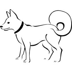 Coloring page: Dog (Animals) #23 - Free Printable Coloring Pages