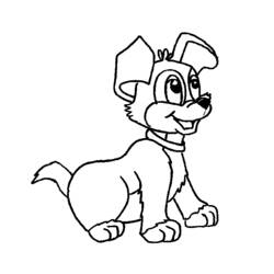Coloring page: Dog (Animals) #3090 - Free Printable Coloring Pages