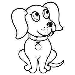 Coloring page: Dog (Animals) #3107 - Free Printable Coloring Pages
