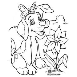 Coloring page: Dog (Animals) #37 - Free Printable Coloring Pages