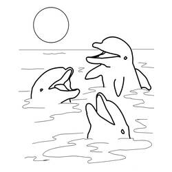 Coloring page: Dolphin (Animals) #5104 - Free Printable Coloring Pages