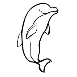 Coloring page: Dolphin (Animals) #5130 - Free Printable Coloring Pages