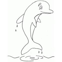 Coloring page: Dolphin (Animals) #5155 - Free Printable Coloring Pages