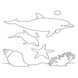 Coloring page: Dolphin (Animals) #5219 - Free Printable Coloring Pages