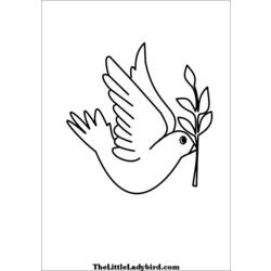 Coloring page: Dove (Animals) #3939 - Free Printable Coloring Pages