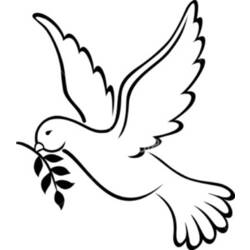 Coloring page: Dove (Animals) #3943 - Free Printable Coloring Pages