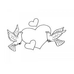 Coloring page: Dove (Animals) #3952 - Free Printable Coloring Pages