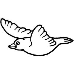 Coloring page: Dove (Animals) #4009 - Free Printable Coloring Pages