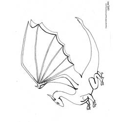 Coloring page: Dragon (Animals) #5797 - Free Printable Coloring Pages