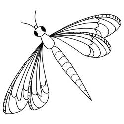 Coloring page: Dragonfly (Animals) #9877 - Free Printable Coloring Pages