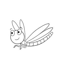 Coloring page: Dragonfly (Animals) #9910 - Free Printable Coloring Pages