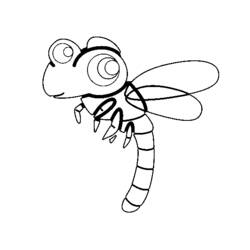 Coloring page: Dragonfly (Animals) #9952 - Free Printable Coloring Pages