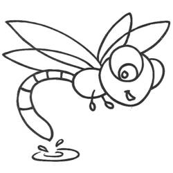 Coloring page: Dragonfly (Animals) #9957 - Free Printable Coloring Pages
