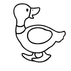 Coloring page: Duck (Animals) #1447 - Free Printable Coloring Pages