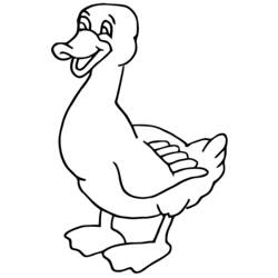 Coloring page: Duck (Animals) #1463 - Free Printable Coloring Pages