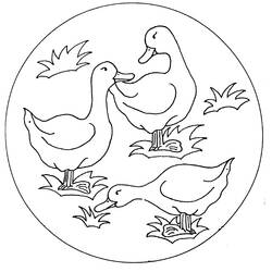 Coloring page: Duck (Animals) #1469 - Free Printable Coloring Pages