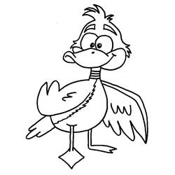 Coloring page: Duck (Animals) #1483 - Free Printable Coloring Pages