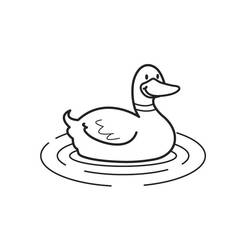 Coloring page: Duck (Animals) #1515 - Free Printable Coloring Pages