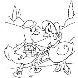 Coloring page: Duck (Animals) #1533 - Free Printable Coloring Pages