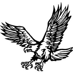 Coloring page: Eagle (Animals) #288 - Free Printable Coloring Pages