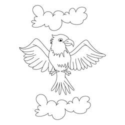Coloring page: Eagle (Animals) #306 - Free Printable Coloring Pages
