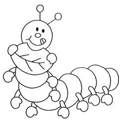 Coloring page: Earthworm (Animals) #18809 - Free Printable Coloring Pages