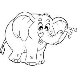 Coloring page: Elephant (Animals) #6295 - Free Printable Coloring Pages