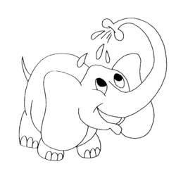 Coloring page: Elephant (Animals) #6297 - Free Printable Coloring Pages