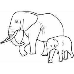 Coloring page: Elephant (Animals) #6322 - Free Printable Coloring Pages