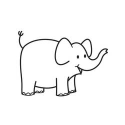 Coloring page: Elephant (Animals) #6334 - Free Printable Coloring Pages