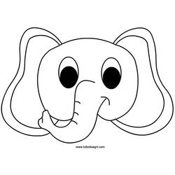 Coloring page: Elephant (Animals) #6336 - Free Printable Coloring Pages