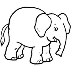 Coloring page: Elephant (Animals) #6346 - Free Printable Coloring Pages