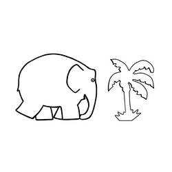 Coloring page: Elephant (Animals) #6352 - Free Printable Coloring Pages