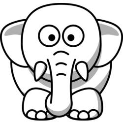Coloring page: Elephant (Animals) #6370 - Free Printable Coloring Pages