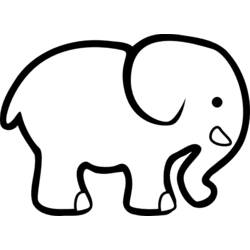 Coloring page: Elephant (Animals) #6408 - Free Printable Coloring Pages